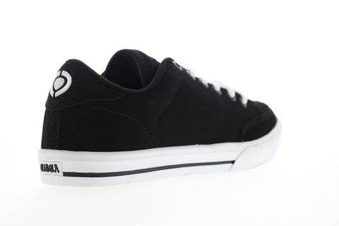 Circa AL50 8100 149 Mens Black Nubuck Lace Up Athletic Skate Shoes