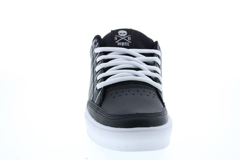 Circa AL50 8100 2746 Mens Black Leather Skate Inspired Sneakers Shoes