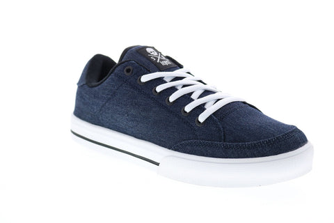 Circa AL50 8100 2765 Mens Blue Canvas Lace Up Skate Inspired Sneakers Shoes