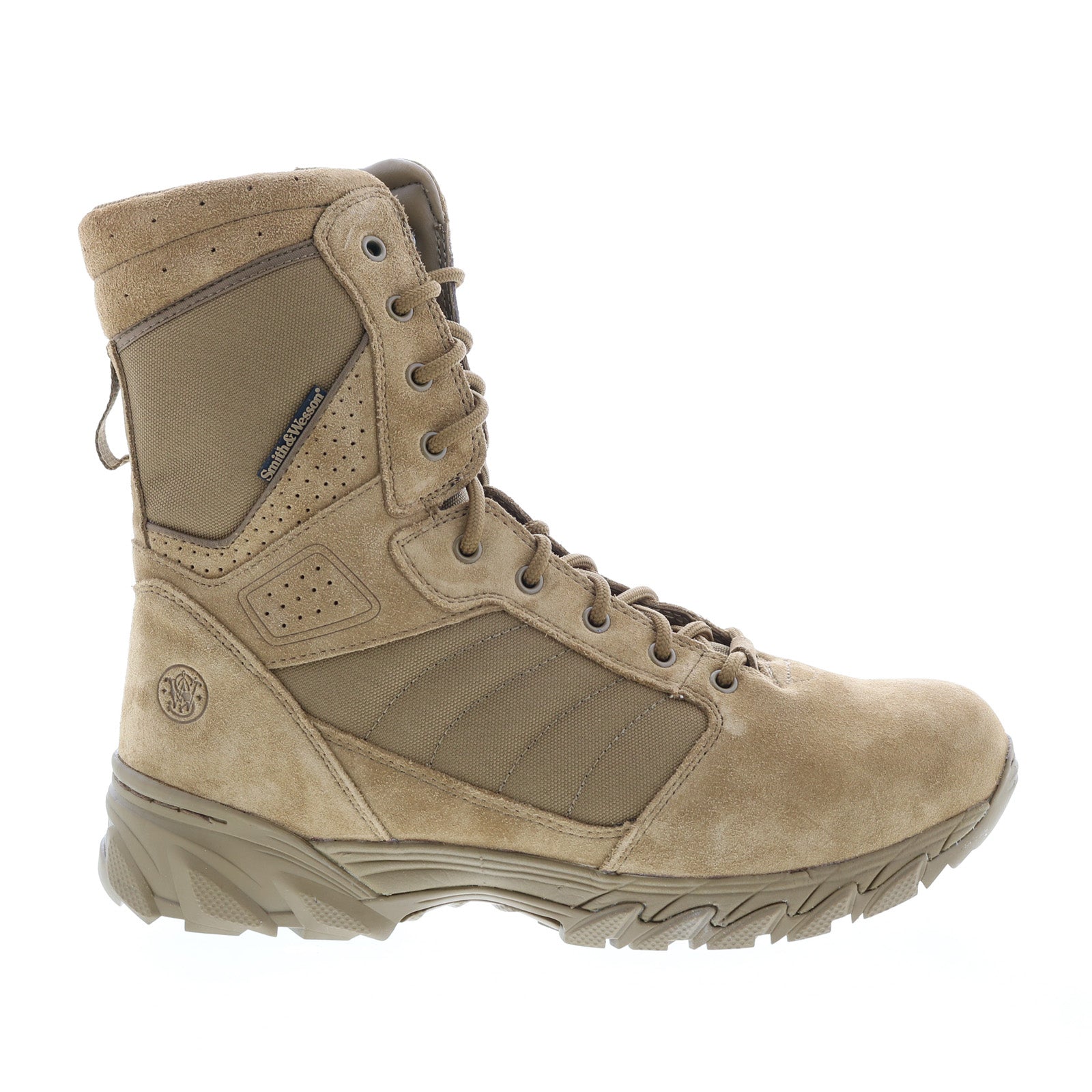 Smith & Wesson Breach 2.0 8” Side Zip 810203 Mens Beige Wide 