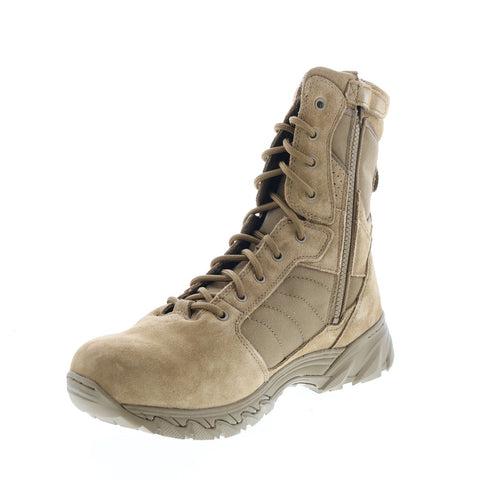 Smith & Wesson Breach 2.0 8” Side Zip 810203 Mens Brown Tactical Boots