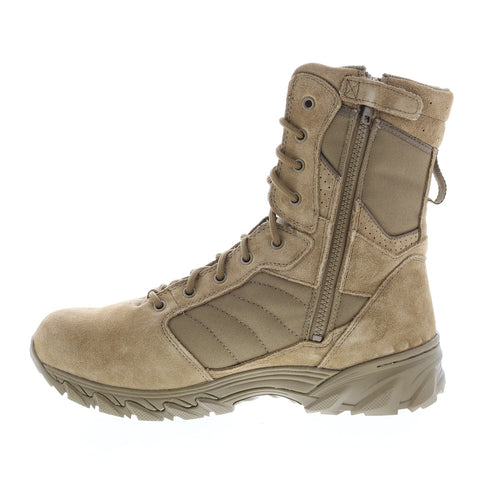 Smith & Wesson Breach 2.0 8” Side Zip 810203 Mens Brown Tactical Boots