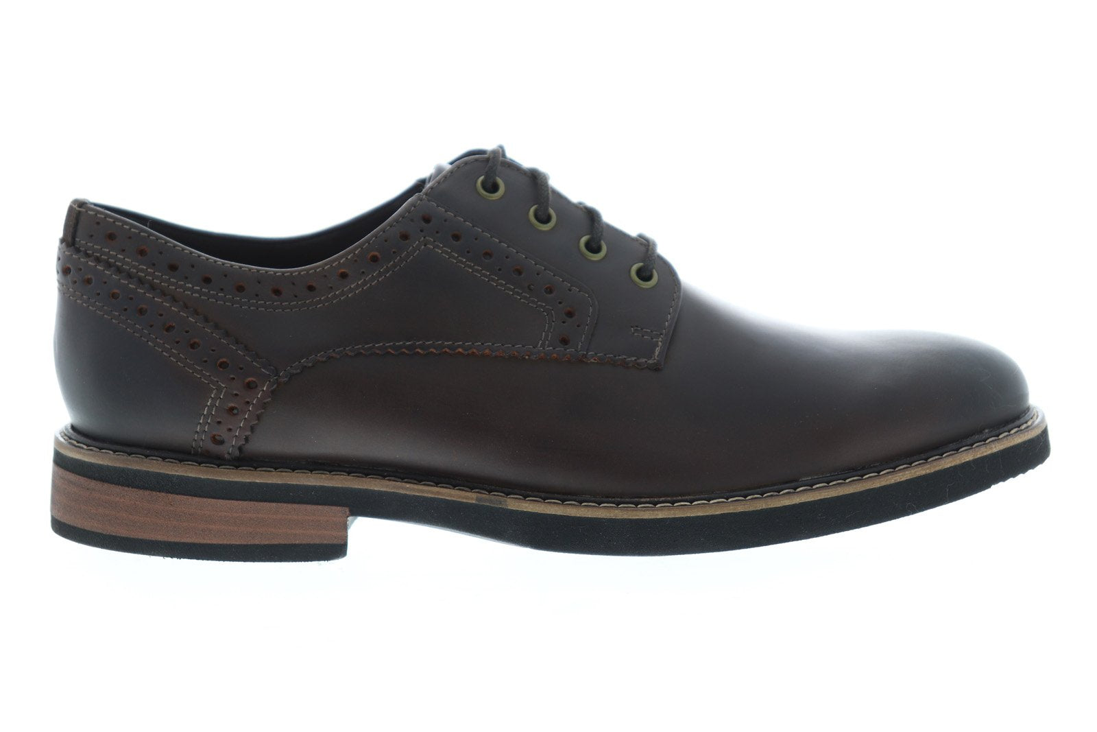Nunn Bush Owen Plain Toe 81036-215 Mens Brown Leather Low Top Oxfords - Ruze Shoes Nunn Bush Owen Plain Toe 81036-215 Mens Brown Leather Low Top Oxfords - Ruze Shoes