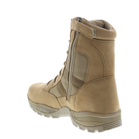 Smith & Wesson Breach 2.0 8” Side Zip 810403 Mens Brown Wide Tactical Boots