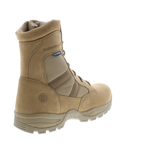 Smith & Wesson Breach 2.0 8” Side Zip 810403 Mens Brown Tactical Boots