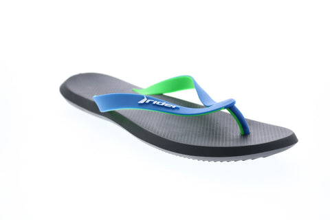 Rider R1 Rider 81093-02915 Mens Black Synthetic Flip-Flops Sandals Shoes