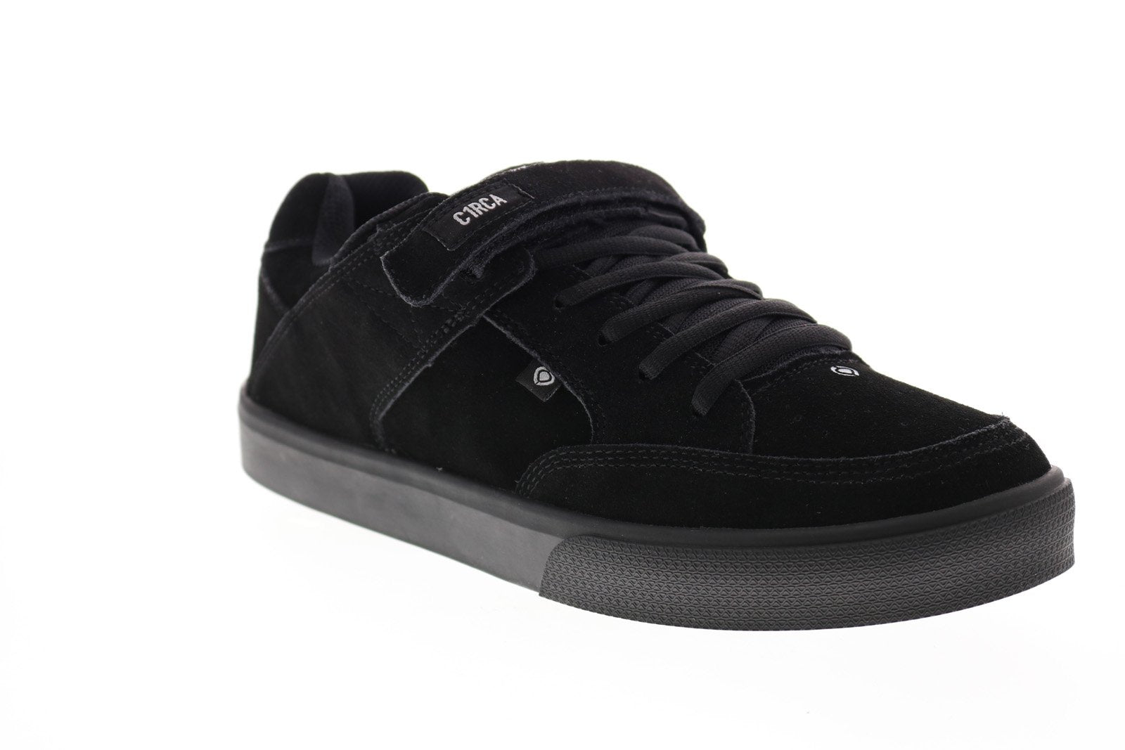 C1rca Circa 205 Vulc 8111 480 Mens Black Suede Skate Sneakers