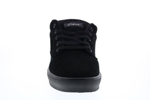 Circa Landmark 8112 480 Mens Black Suede Skate Inspired Sneakers Shoes