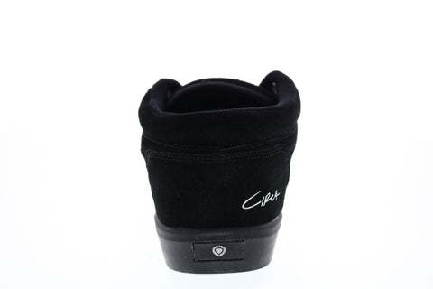 Circa Landmark 8112 480 Mens Black Suede Skate Inspired Sneakers Shoes