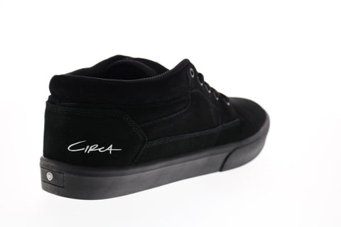 Circa Landmark 8112 480 Mens Black Suede Skate Inspired Sneakers Shoes