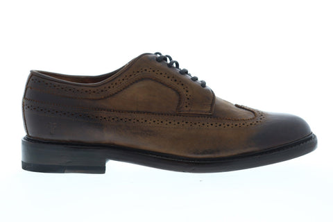 Frye Jones Wingtip 81120 Mens Brown Nubuck Casual Lace Up Oxfords Shoes