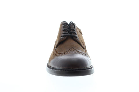 Frye Jones Wingtip 81120 Mens Brown Nubuck Casual Lace Up Oxfords Shoes