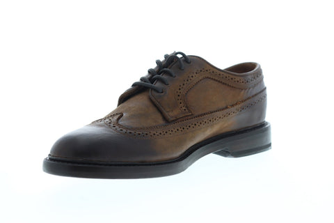 Frye Jones Wingtip 81120 Mens Brown Nubuck Casual Lace Up Oxfords Shoes