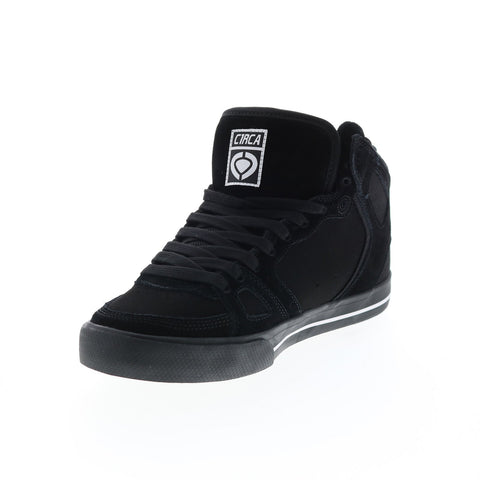 Circa 99 VULC 8113 480 Mens Black Nubuck Lace Up Skate Inspired Sneakers Shoes