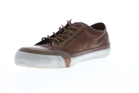 Frye Greene Low Lace 81138 Mens Brown Leather Lace Up Low Top Sneakers Shoes