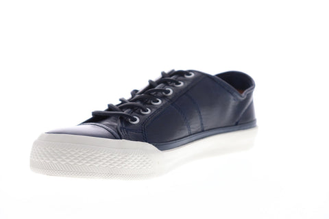 Frye Greene Low Lace 81142 Mens Blue Leather Lace Up Low Top Sneakers Shoes