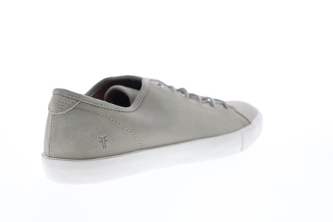 Frye Greene Low Lace 81143 Mens White Suede Lace Up Lifestyle Sneakers Shoes