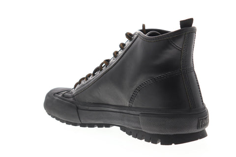 Frye Ryan Lug Midlace 81153 Mens Black Leather High Top Sneakers Shoes