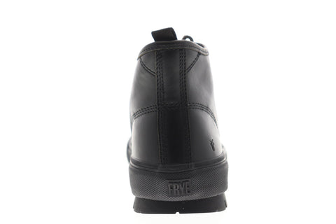 Frye Ryan Lug Midlace 81153 Mens Black Leather High Top Sneakers Shoes