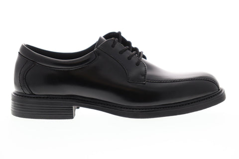 Nunn Bush Alex Bike Toe Mens Black Leather Casual Dress Oxfords Shoes