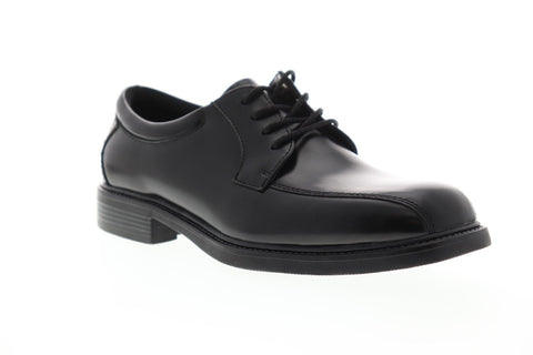 Nunn Bush Alex Bike Toe Mens Black Leather Casual Dress Oxfords Shoes