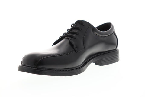 Nunn Bush Alex Bike Toe Mens Black Leather Casual Dress Oxfords Shoes