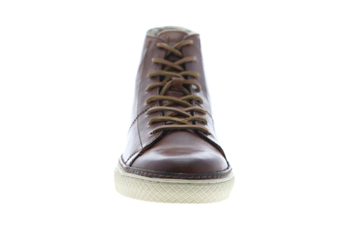 Frye Gates High Mens Brown Leather High Top Lace Up Sneakers Shoes