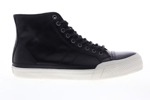 Frye Greene Tall Lace 81184 Mens Black Leather Lace Up High Top Sneakers Shoes