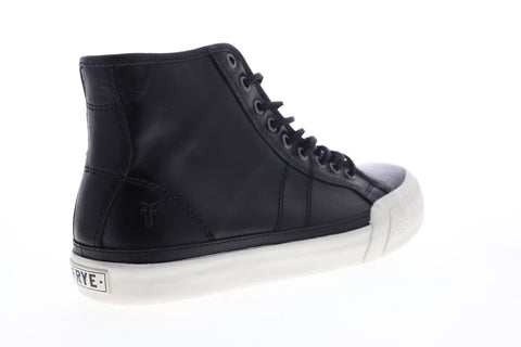 Frye Greene Tall Lace 81184 Mens Black Leather Lace Up High Top Sneakers Shoes