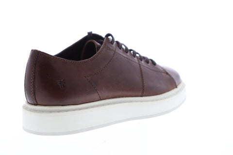 Frye Mercer Low Lace Mens Brown Leather Low Top Lace Up Sneakers Shoes
