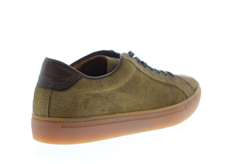 Frye Walker Low Lace 81219 Mens Chestnut suede Lace Up Low Top Sneakers Shoes