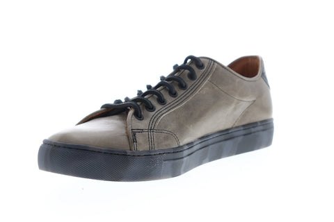Frye Walker Low Lace 81234 Mens Grey Leather Lace Up Low Top Sneakers Shoes