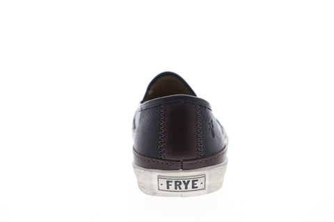 Frye Gavin Slip On 81239 Mens Black Leather Lifestyle Sneakers Shoes