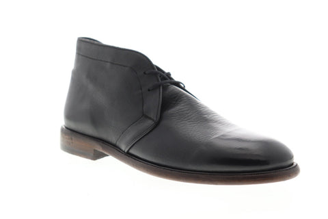 Frye Fisher Chukka 81266 Mens Black Leather Lace Up Chukkas Boots Shoes