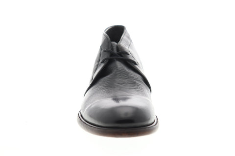 Frye Fisher Chukka 81266 Mens Black Leather Lace Up Chukkas Boots Shoes