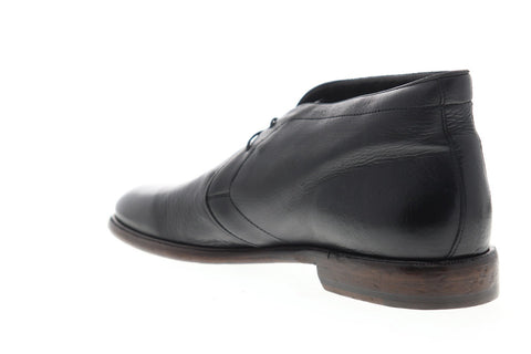 Frye Fisher Chukka 81266 Mens Black Leather Lace Up Chukkas Boots Shoes