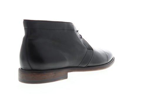 Frye Fisher Chukka 81266 Mens Black Leather Lace Up Chukkas Boots Shoes