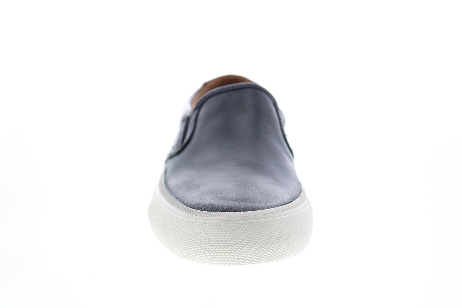 Frye Ludlow Suede Slip-On Sneakers Frye Ludlow Slip On 81285 Mens Gray Leather Lifestyle  main image 2