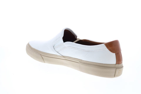 Frye Ludlow 81286 Mens White Leather Lifestyle Sneakers Shoes