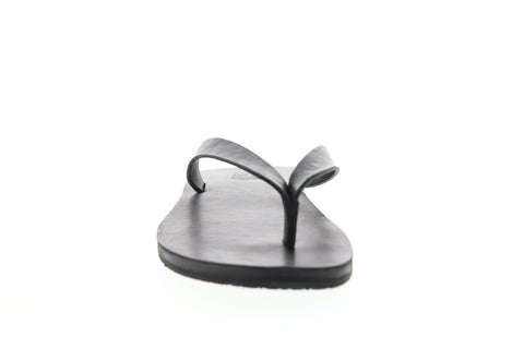 Frye Theo Sandal 81289 Mens Black Leather Flip-Flops Sandals Shoes