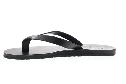 Frye Theo Sandal 81289 Mens Black Leather Flip-Flops Sandals Shoes