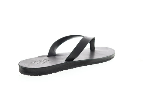 Frye Theo Sandal 81289 Mens Black Leather Flip-Flops Sandals Shoes