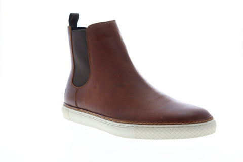Frye Essex Chelsea 81315 Mens Brown Leather Slip On Chelsea Boots Shoes