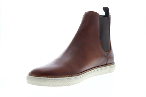 Frye Essex Chelsea 81315 Mens Brown Leather Slip On Chelsea Boots Shoes