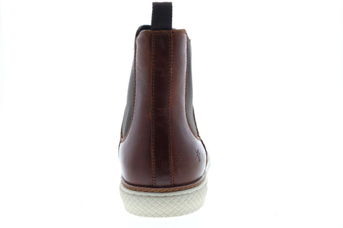 Frye Essex Chelsea 81315 Mens Brown Leather Slip On Chelsea Boots Shoes