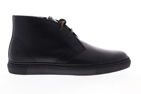 Frye Essex Chukka 81316 Mens Black Leather Lace Up Chukkas Boots Shoes