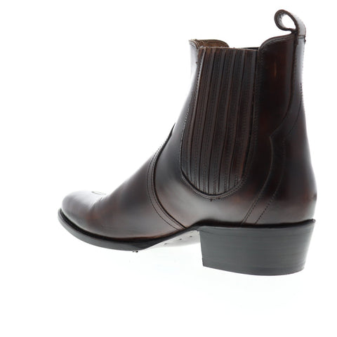 Frye Grady Chelsea 81323 Mens Brown Leather Chelsea Slip On Boots Shoes