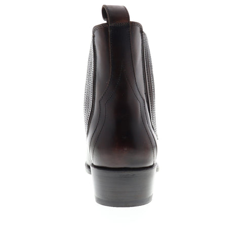 Frye Grady Chelsea 81323 Mens Brown Leather Slip On Chelsea Boots Shoes