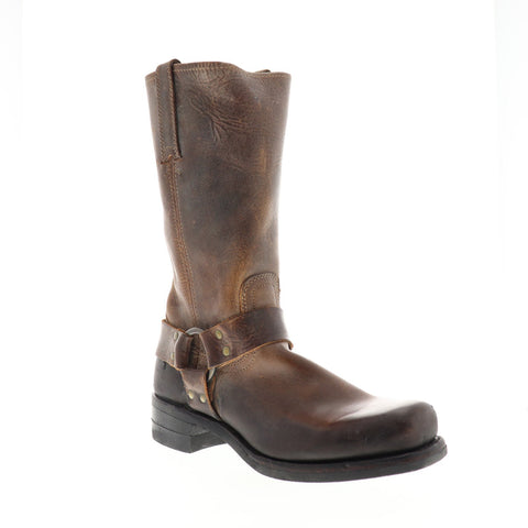 Frye Harness 12R 81325 Mens Brown Leather Casual Dress Lace Up Boots Shoes