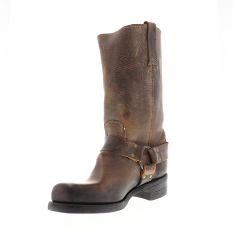 Frye Harness 12R 81325 Mens Brown Leather Casual Dress Lace Up Boots Shoes